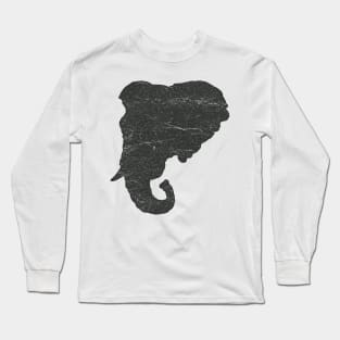 Elephant Head Long Sleeve T-Shirt